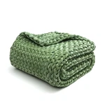 Ynm Velvet Knitted Weighted Blanket, Hand Made Chunky Throw For.... Fixed Price $178.14.