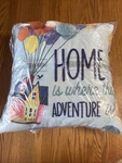 Disney Parks Pixar Up House Throw Pillow Nwt Home Where The Adventure. Fixed Price $23.00.