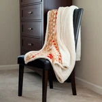 Lavish Home Fleece Sherpa Super Soft Blanket Throw - Hearts 50 X 60. Fixed Price $18.99.