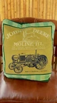 John Deere Pillow & Blanket Model Waterloo Boy Tractor Moline Farmhouse. Fixed Price $24.49.
