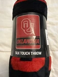 Oklahoma Sooners Silk Touch Throw Blanket Northwest New. Fixed Price $22.00.