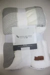 New Koolaburra By Ugg Brooke Oversized Waffle Sherpa Throw 50X70 High-rise Grey. Fixed Price $43.00.