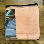 Fieldcrest Accent Thermal Acrylic Satin Trim Blanket Peach Queen *vintage / Nos*. Fixed Price $59.99.