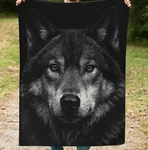 Wolf Velveteen Blanket Plush Cozy Throw Animal Art. Fixed Price $75.36.