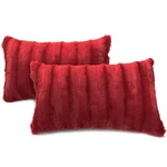 Cheer Collection Decorative Throw Pillows - Reversible Faux Fur To Microplush. Fixed Price $34.99.
