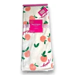 Juicy Couture Peach Fruit Plush Throw Blanket 50"X70" New With Tags. Fixed Price $33.99.