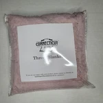 The Connecticut Home Company Throw Blanket Sherpa Shag Soft Plush Reversible. Fixed Price $19.99.