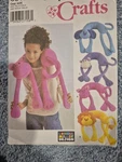 Travel Pillow Stuffed Animal Monkey/dog/lion/cat Simplicity Sew Pattern #5310 Uc. Fixed Price $5.39.