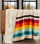 Pendleton Mount Foraker Ultra Soft Throw Blanket 50" X 70" Fleece Plush - New. Fixed Price $45.00.