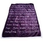 Chanasya Warm Hugs Positive Energy Healing Thoughts Sherpa Throw Blanket. Fixed Price $11.20.