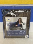 Serta Silky Plush Heated Throw Blanket 50"X60" Settings Auto-off Chocolate New. Fixed Price $64.99.