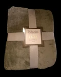 Nwot Sleeping Partners Int'l Tadpoles Luxe Plush Baby Blanket - Grey 30" 40". Fixed Price $26.99.
