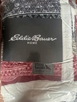 Eddie Bauer Home Plush Sherpa Fleece Throw Blanket Fair Isle Print 50X70 New. Fixed Price $32.99.