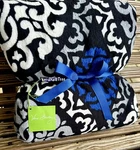 Vera Bradley Cozy Plush Throw Blanket Canterberry Cobalt Blue Rare Nwt Sealed. Fixed Price $159.50.