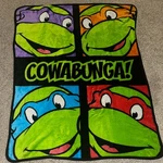 Nickelodeon Cowabunga Teenage Mutant Ninja Turtles Throw Blanket Euc Northwest. Fixed Price $19.95.