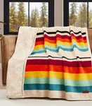 Pendleton Reversible Plush Throw, Mount Foraker 50X70IN 100% Polyester, Soft New. Fixed Price $38.99.