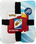 Pokemon Pikachu Bolt 60" X 80" Silk Touch Sherpa Back Throw Blanket Brand New. Fixed Price $44.97.