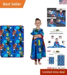 Franco Super Mario Plush Throw Blanket For Kids, 46X60 - Perfect Sleepovers. Fixed Price $28.45.