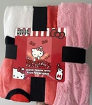 Hello Kitty Fleece Cloud Throw With Faux Fur Reverse, 50" 60" Nwt Super Soft. Fixed Price $32.00.