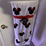 Disney Minnie Mouse Heads Bow Plush Throw Blanket White 50 X70 2023 Release Nwt. Fixed Price $39.99.