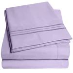 Clara Clark Supreme 1500 Collection 3PC Bed Sheet Set - Twin Single Size, Lav.... Fixed Price $44.01.
