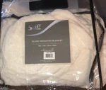 Sleep Philosophy Ultra Soft Pressure Weighted Blanket 60 X 70 18LBS Ivory New. Fixed Price $39.67.