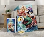Disney Retro 50X70 Throw Blanket In Vhs Box Little Mermaid New. Fixed Price $59.99.