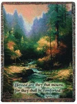 Manual Thomas Kinkade 50 X 60-INCH Tapestry Throw With Verse, Creekside Trail. Fixed Price $53.32.