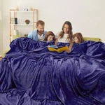 Super Big Fleece Blanket - Oversized King 120"X120", Soft Cozy Extra Large 30.... Fixed Price $35.99.