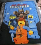 Lego Movie Plush Fleece Blanket Twin/full Size 62" X 80" Batman Build Together. Fixed Price $22.01.
