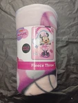 Disney Minnie Mouse Kid Soft 45"X60" Plush Fleece Throw Blanket 100% Original. Fixed Price $16.99.