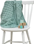 Aran Woollen Mills Supersoft Merino Irish Baby Blanket Cable Knit Throw. Fixed Price $81.90.