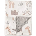 Baby Blanket Soft Minky With Double Layer Dotted Backing, Lovely Animals Printed. Fixed Price $18.95.