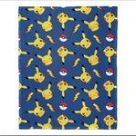 Pokemon Lightning Type Micro Raschel Throw Blanket Pikachu Christmas. Fixed Price $26.99.
