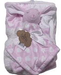 D Sutton & Sons Bunny Security Blanket Baby Essentials Lovey Plush Rabbit Pink. Fixed Price $32.00.