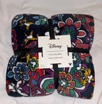 Vera Bradley Disney Throw Blanket Mickey & Friends Playful Floral Minnie Daisy. Fixed Price $64.99.