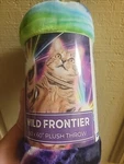 Frontier Super Soft Plush Throw Blanket 50 X 60" Wilderness Galactic Cat. Fixed Price $12.50.