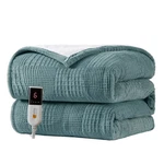Texciting Heated Blanket Electric Throw 50''X60''-HEATING With 9. Fixed Price $26.95.
