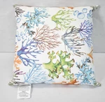 Kingray 20" X Ocean Colored Throw Pillow Home Decor Multi Coral. Fixed Price $20.99.