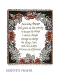 Simply Home Serenity Prayer Afghan Throw Blanket 50" X 60" Brand New. Fixed Price $39.99.