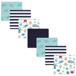 Hudson Baby Unisex Cotton Flannel Receiving One Size, Sea Characters. Fixed Price $40.90.