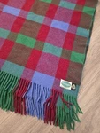 Connemara Pure Wool Throw Blanket Foxford Ireland Plaid Rare Colorway. Fixed Price $149.99.