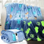 50"X60" Dinosaur Heated Blanket Glow The Dark Boy Girl Heating Upgraded Di.... Fixed Price $77.70.