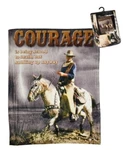 New John Wayne Courage Plush Gift Throw Blanket Movie Cowboy Quote Horse Fleece. Fixed Price $25.99.