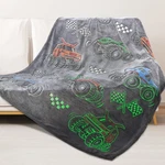 Boys Truck Toys Dark Blanket - Unique Kids Gift Glowing Cartoon Trac. Fixed Price $33.86.
