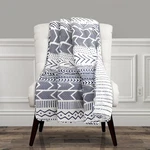Lush Decor Hygge Reversible Throw Blanket 60X50 Navy White Geometric. Fixed Price $16.99.