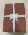 Spring Mercer Queen Duvet Set Clay 100% Cotton Solid Color Modern Bedroom. Fixed Price $70.00.