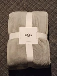Ugg - Novah Queen Blanket Gray Seal 96" X 92" New With Tags. Fixed Price $129.99.