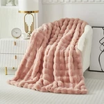 Faux Fur Throw Blanket For Couch Cozy Fuzzy Soft Plush Thick Fluffy Fleece Bu.... Fixed Price $40.65.