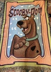 Vintage 90S Scooby Doo Made Usa Tapestry Blanket Warner Bros. Colorful. Fixed Price $119.99.